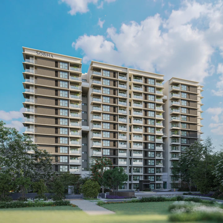 Sobha Woods Trivandrum premium residential project elevation view
